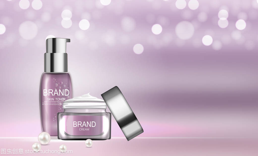 精致妆容的艺术呈现 化妆品产品模板设计与应用